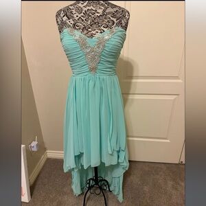Turquoise dress by Jodi Kristopher, size 13